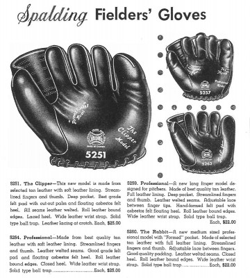 1953 Spalding Fielders' gloves.jpg