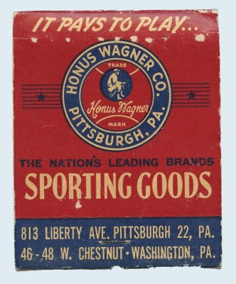 Honus Wagner Co. logo on a matchbook.jpg