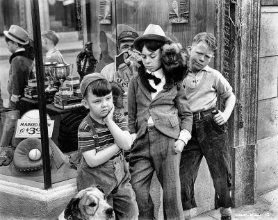 1938 Eugene Lee as Porky, Carl Switzer as Alfalfa and Henry Lee as Spike in the Our Gang comedy %22The Awful Tooth.%22.jpg