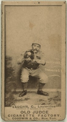 1889 Farmer Vaughn, Louisville Colonels, baseball card portrait.jpg