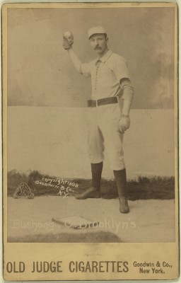 1888 Doc Bushong, C; Brooklyn Trolley-Dodgers.jpg
